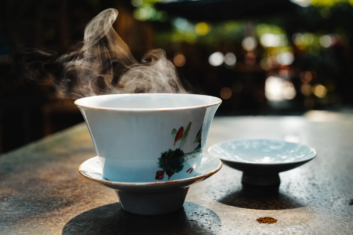 Traditional Gaiwan Tea In Chengdu