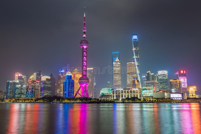 Shanghai Night Skyline
