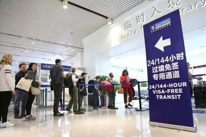 China Visa-Free Sign