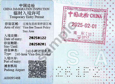 Visa Stamp